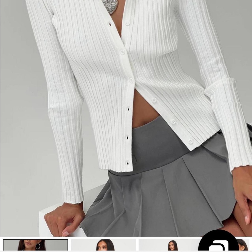 COPY - White princess polly long sleeve top